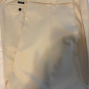 Men’s Nautical Brand Tan Pleated Chino Pants 50X30